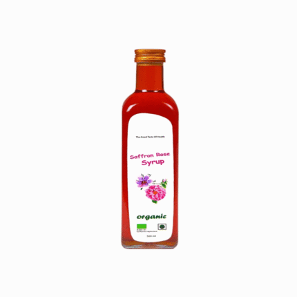 Saffron rose syrup