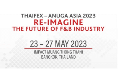 Poster for THAIFEX – Anuga Asia 2023 in Bangkok